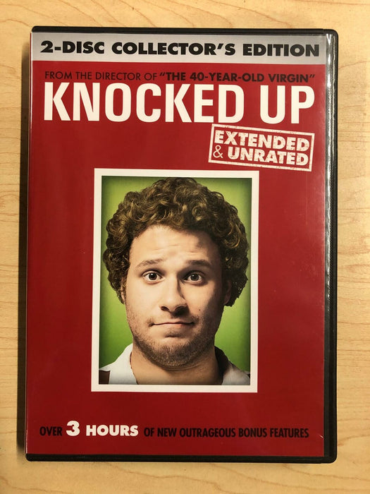 Knocked Up (DVD, 2007, Extended, Unrated, Collectors Edition) - K7 - for just $1.99! 