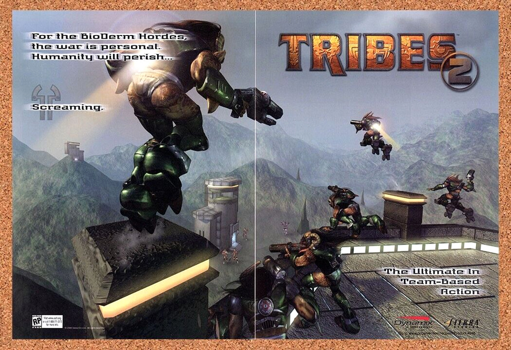 2002 Tribes 2 PC Original Ad v7 - for just $21.49! 