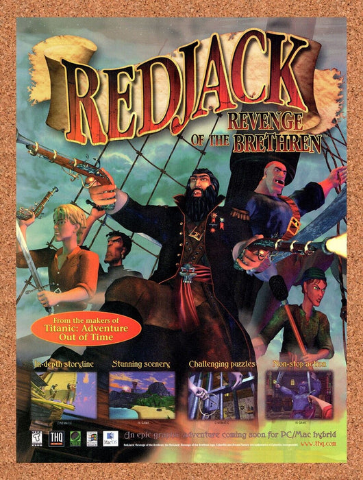 1998 Red Jack Revenge Of The Brethren PC Original Ad v2 - for just $17.99! 