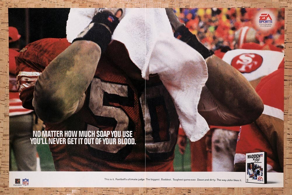 1996 Madden 96 Genesis Original Ad v1 - for just $21.49! 