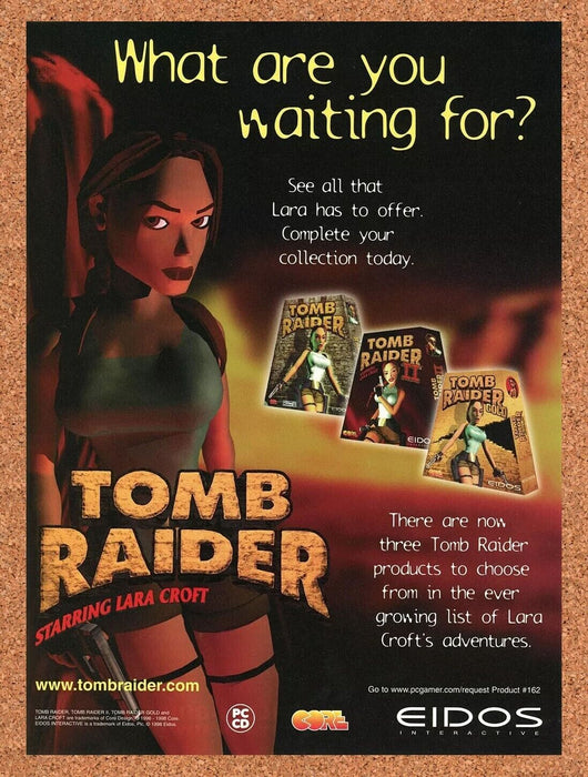 1999 Tomb Raider PC Trilogy Original Ad - for just $17.99! 