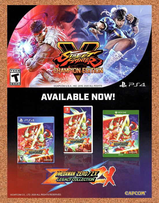 2020 Capcom Games PS4 Xbox One Original Ad - for just $17.99! 