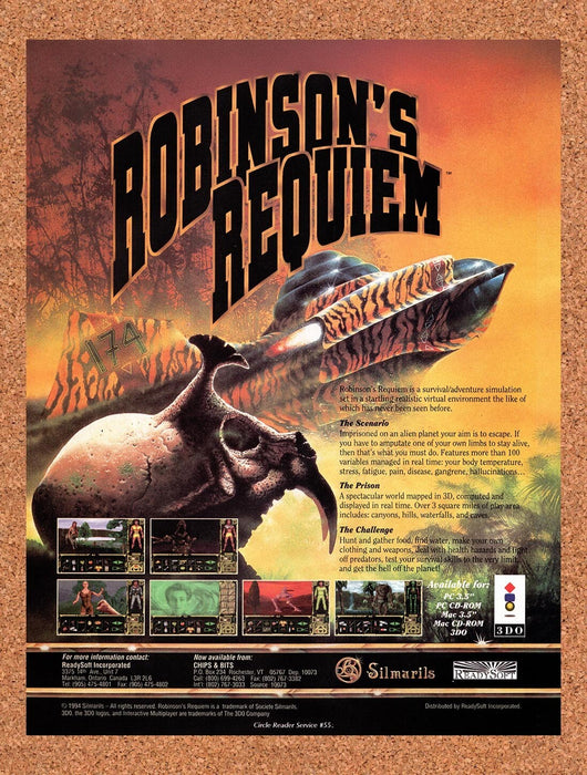 1994 Robinson's Requiem PC Original Ad v1 - for just $17.99! 