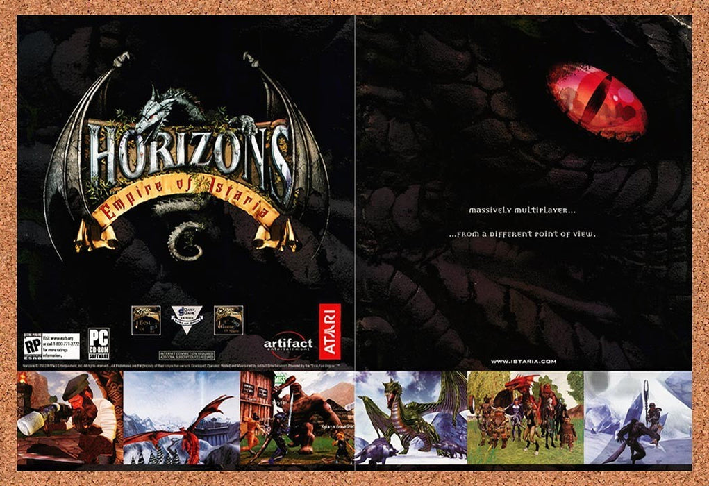 2004 Horizons Empire Of Istaria PC Original Advertisement v5 - for just $23.99! 