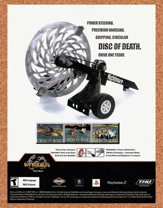2003 Battle Bots GBA Original Ad - for just $17.99! 