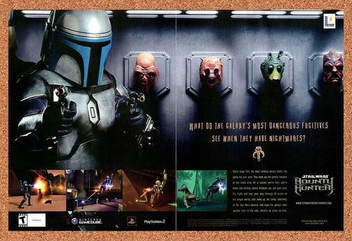 2003 Star Wars Bounty Hunter GameCube Original Ad - for just $21.49! 