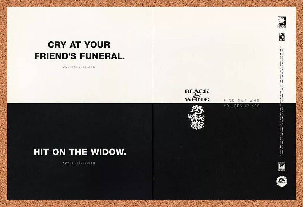2003 Black & White PC Original Ad v4 - for just $21.49! 