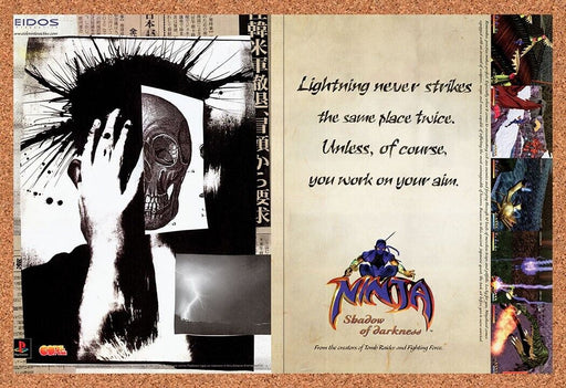 1998 Ninja Shadow Of Darkness PS1 Original Ad v3 - for just $18.27! 