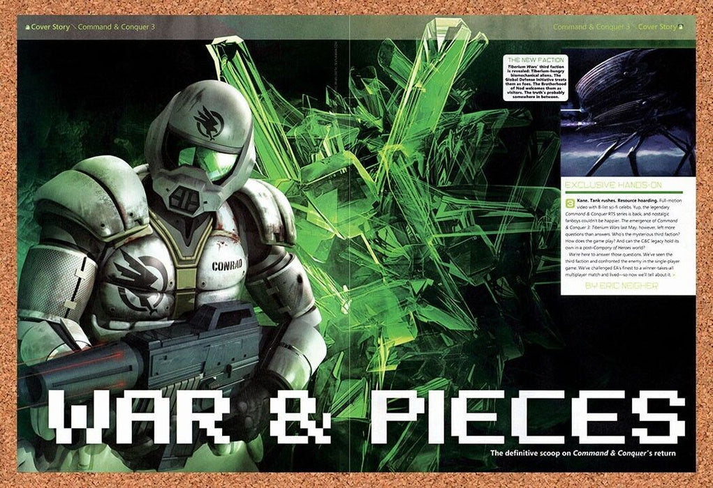 2007 Command & Conquer 3 Tiberium Wars Original Ad - for just $21.49! 