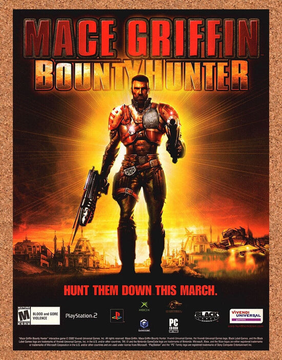 2003 Mace Griffin Bounty Hunter PS2 Original Ad - for just $17.99! 
