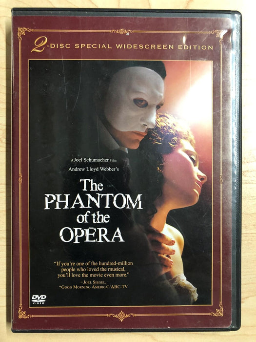 The Phantom of the Opera (DVD, Widescreen, 2004) - K0428 - for just $2.25! 