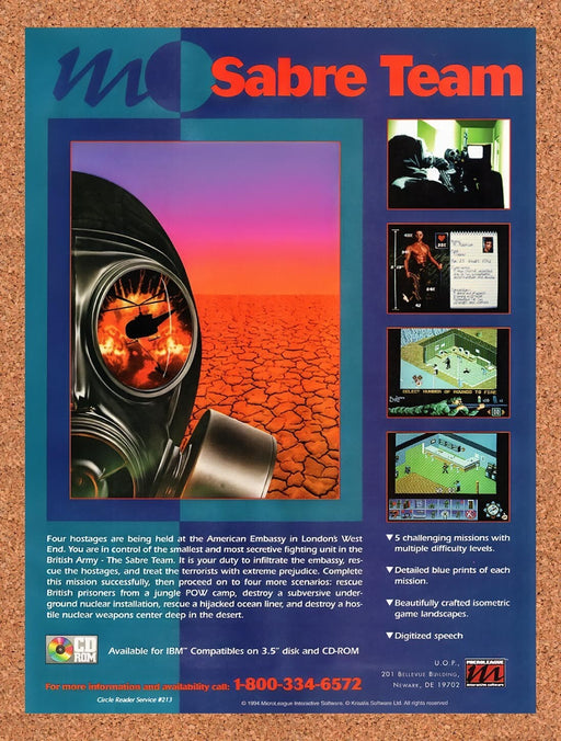 1994 Sabre Team IBM Original Ad v1 - for just $17.99! 