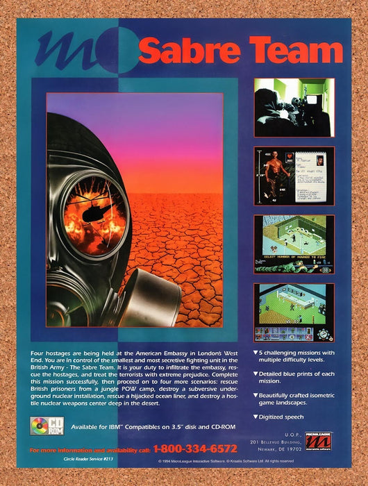 1994 Sabre Team IBM Original Ad v1 - for just $17.99! 