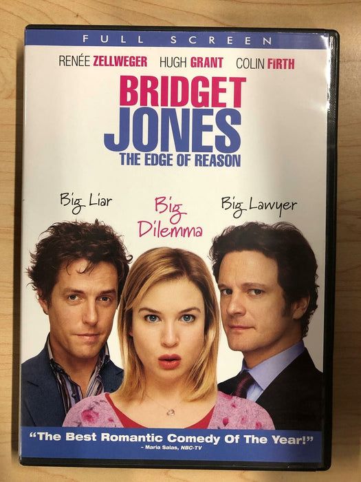 Bridget Jones - The Edge of Reason (DVD, 2004, Full Frame) - J1105 - for just $1.99! 