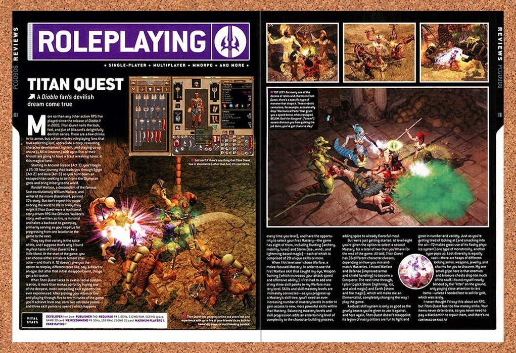 2006 Titan Quest PC Original Advertisement vr2 - for just $23.99! 
