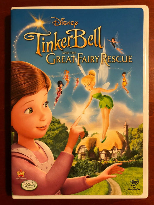Tinker Bell and the Great Fairy Rescue (DVD, 2010, Disney) - L04 - for just $2.25! 