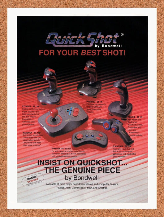 1991 Bondwell Commodore Controller Accessories Original Ad v1 - for just $17.99! 