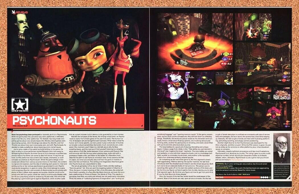 2007 Psychonauts PS2 Original Ad v3 - for just $21.49! 