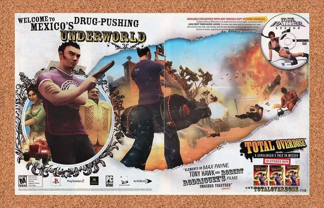 2007 Total Overdose PS2 Original Ad - for just $21.49! 