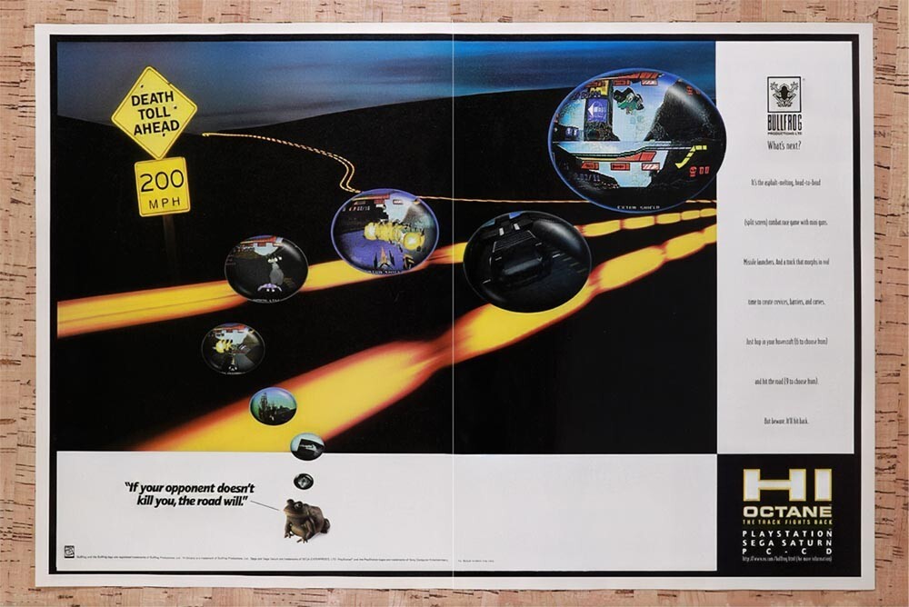 1995 Hi-Octane Saturn Original Ad v1 - for just $21.49! 