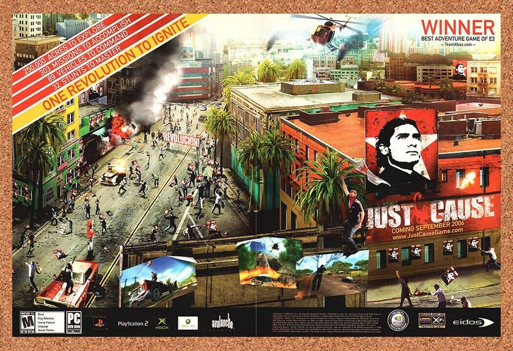 2006 Just Cause PC Original Ad - for just $21.49! 