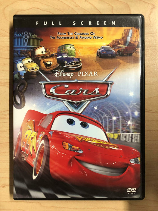 Cars (DVD, 2006, Full Frame, Disney Pixar) - L03 - for just $2.25! 