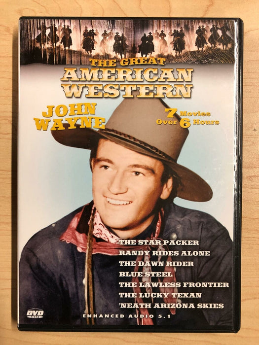 John Wayne - The Star Packer, Blue Steel, Randy Rides Al.. (DVD, 7-film) - K10 - for just $1.99! 