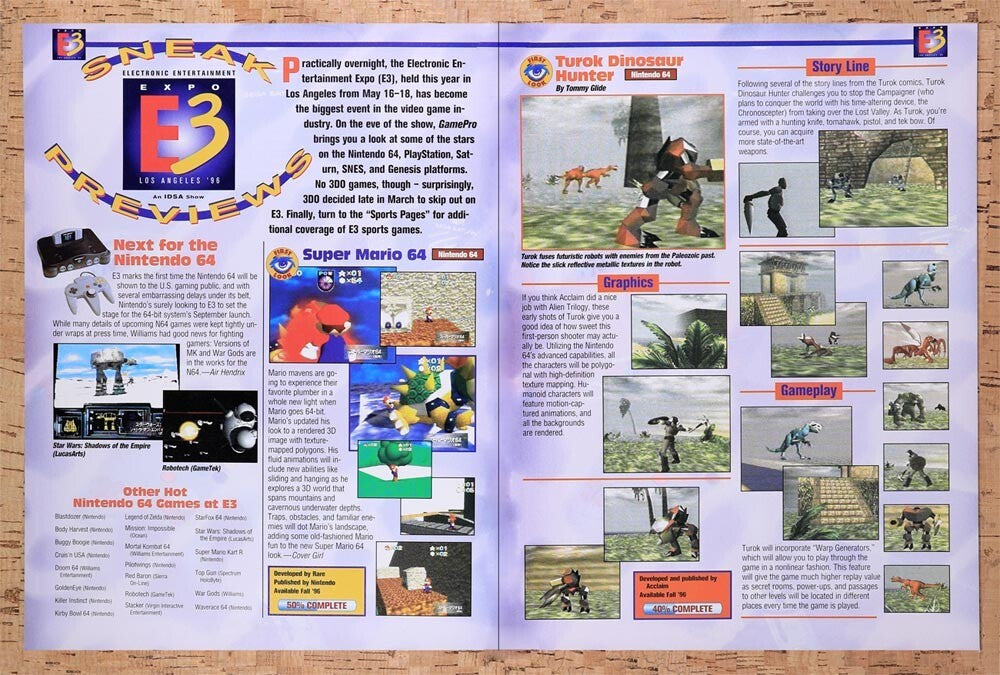 1997 E3 Expo Sneak Previews Original Ad v9 - for just $21.49! 