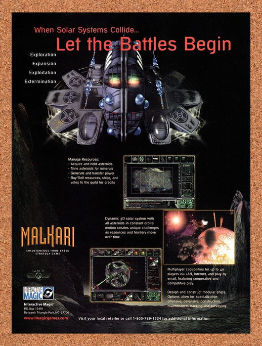 1998 Malkari PC Original Ad v1 - for just $17.99! 