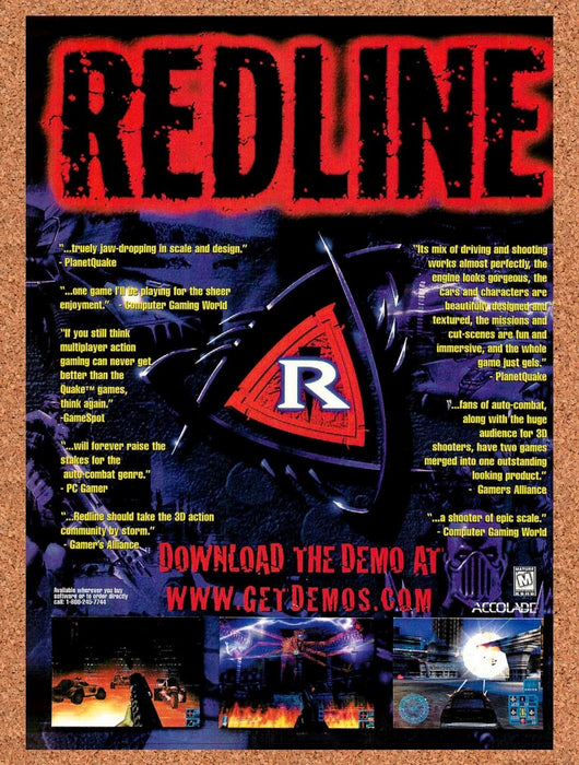 1999 Redline PC Original Ad v1 - for just $19.49! 