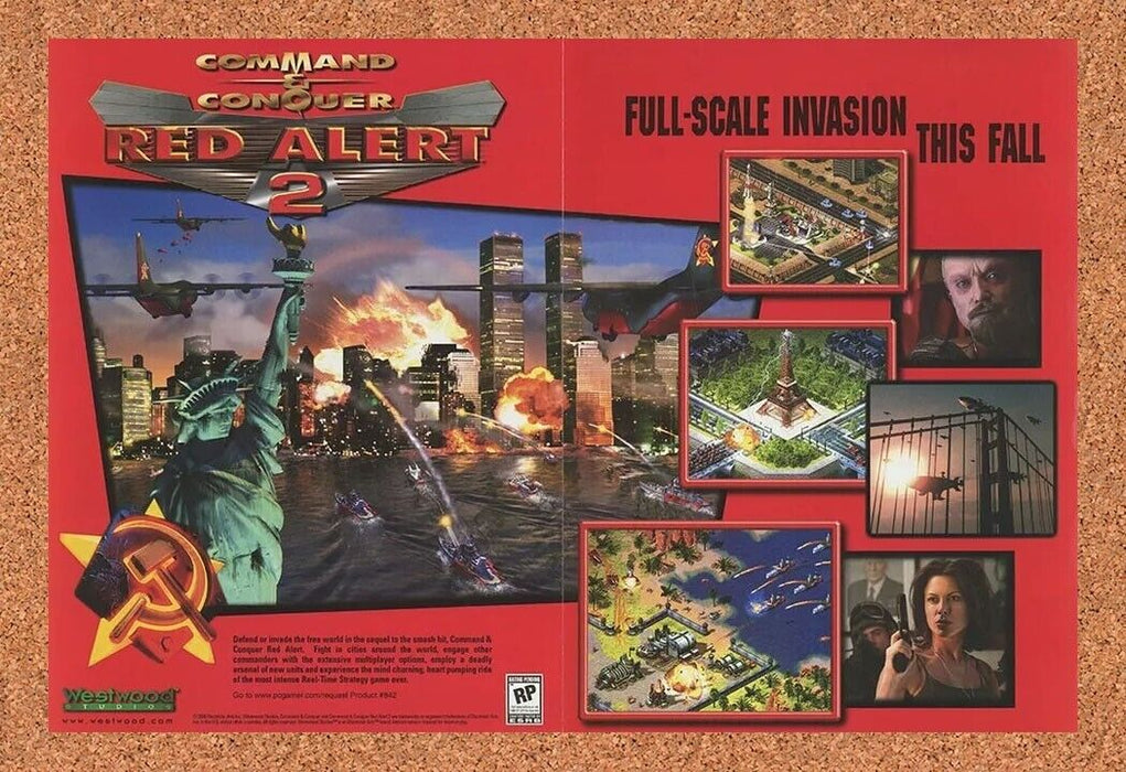 2002 Red Alert 2 PC Original Ad - for just $21.49! 