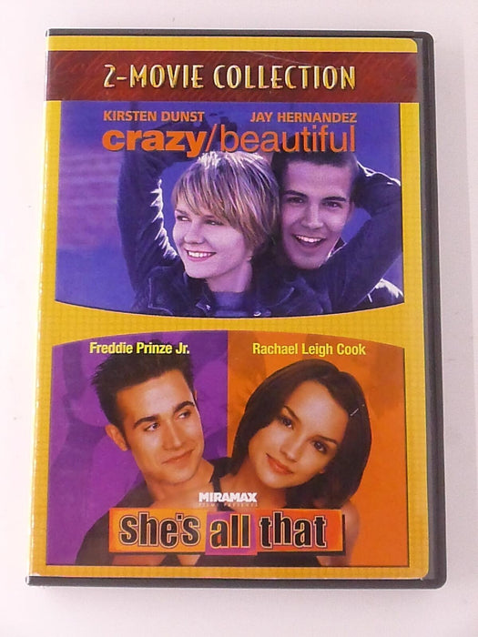 Crazy/Beautiful - Shes All That (DVD, double feature) - J1105 - for just $4.25! 