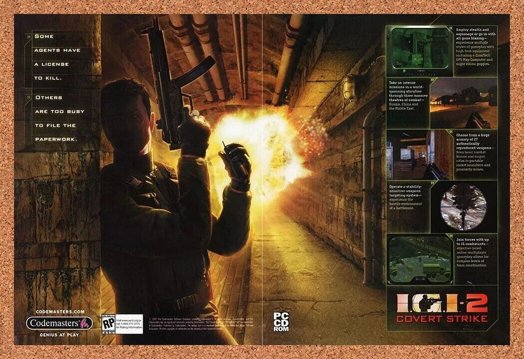 2004 IGI-2 Covert Strike PC Original Ad v1 - for just $22.49! 