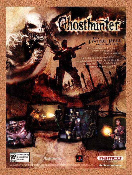 2004 Ghosthunter PS2 Original Advertisement v1 - for just $19.49! 