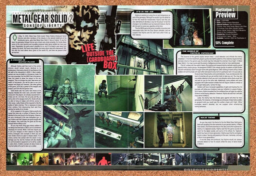 2002 Metal Gear Solid 2 Sons Of Liberty PS2 Original Ad - for just $21.49! 
