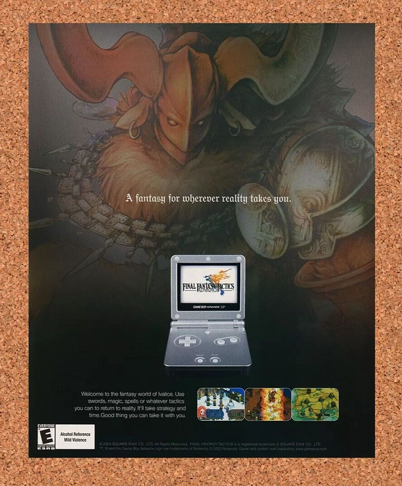 2005 Final Fantasy Tactics GBA Original Ad - for just $18.49! 