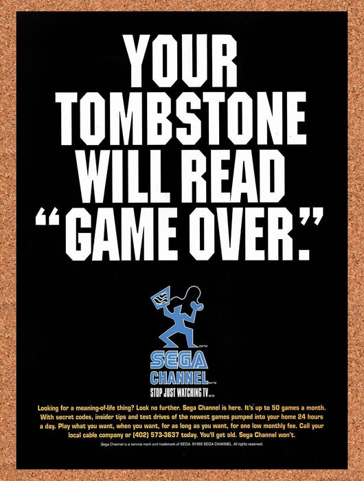 1995 Sega Channel Original Ad v2 - for just $17.99! 