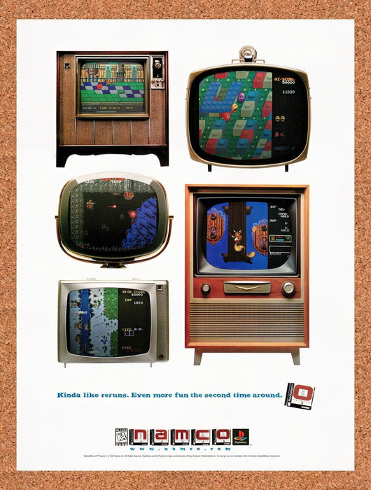 1997 Namco Museum PS1 Original Ad v1 - for just $17.99! 