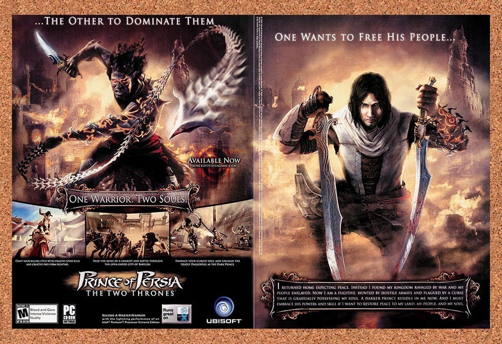 2006 Prince Of Persia The Two Thrones PC Original Ad v2 - for just $23.99! 