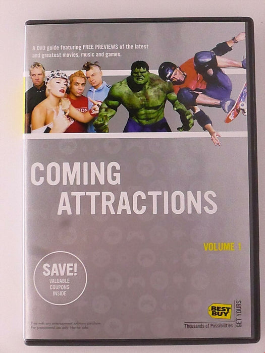 Coming Attractions Volume 1 (DVD, 2003) - H0321 - for just $1.99! 