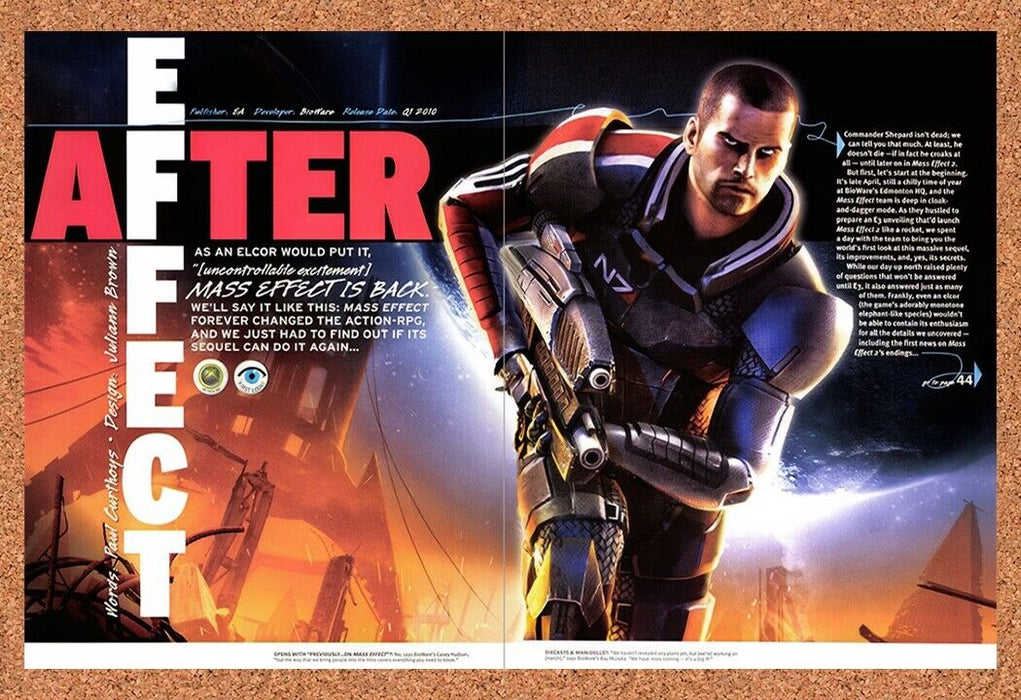 2009 Mass Effect 2 Xbox 360 Original Ad v2 - for just $18.27! 