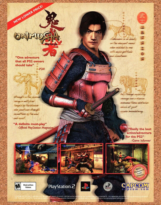 2003 Onimusha PS2 Original Upcoming Release Ad v3 - for just $17.99! 