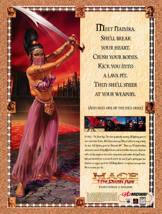 1997 Mace The Dark Age Namira Original Ad v3 - for just $17.99! 