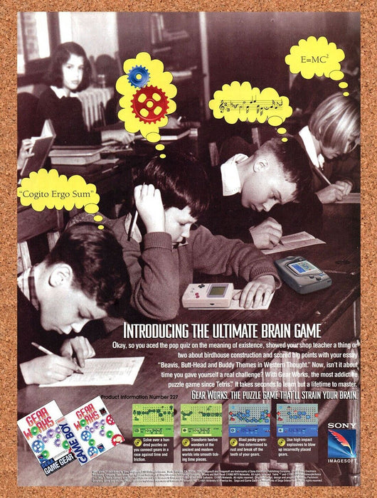 1993 Gear Works Game Boy Original Ad v1 - for just $17.99! 