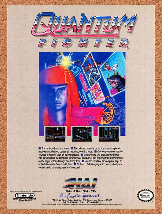 1991 Kabuki Quantum Fighter NES Original Ad v1 - for just $18.29! 