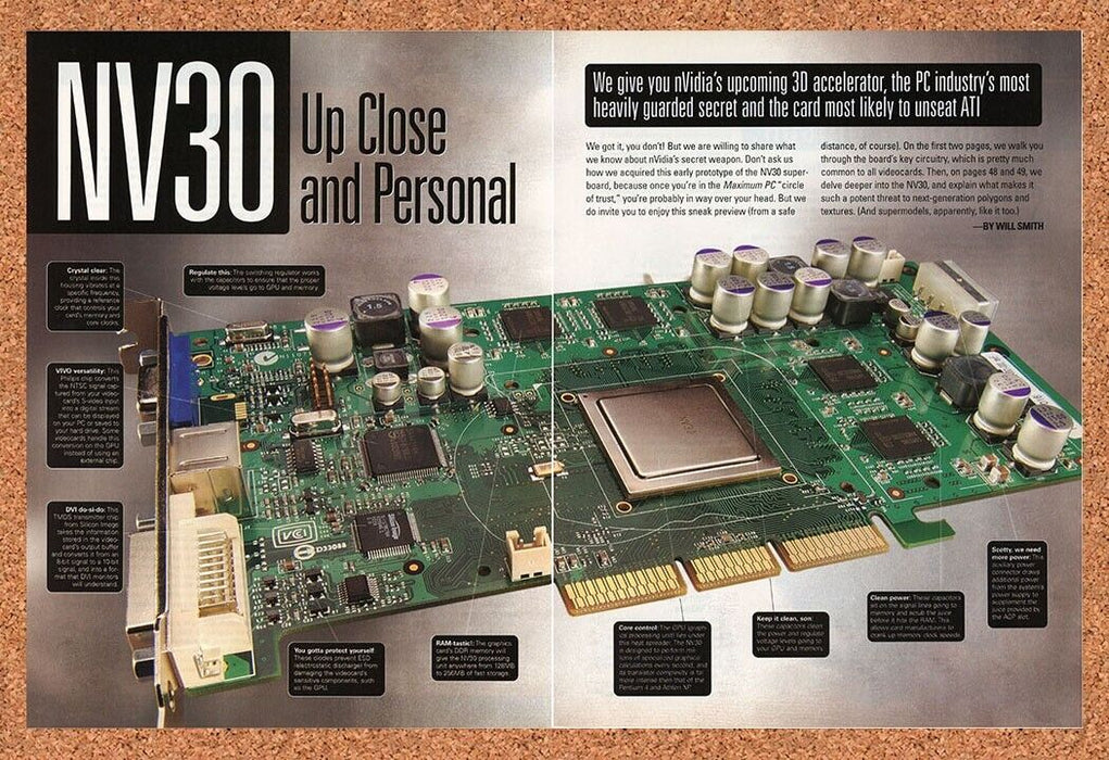 2004 NVidia NV30 Original 3D Accelerator Ad v1 - for just $22.49! 