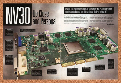 2004 NVidia NV30 Original 3D Accelerator Ad v1 - for just $22.49! 