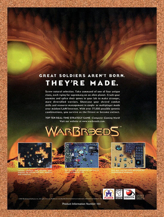 1998 WarBreeds PC Original Ad v1 - for just $17.99! 