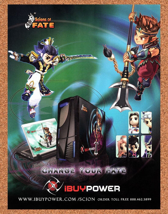 2004 Scions Of Fate PC Original iBuyPower Ad - for just $17.99! 