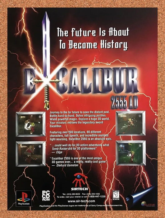 1998 Excalibur 2555 AD PS1 Original Ad v2 - for just $15.29! 